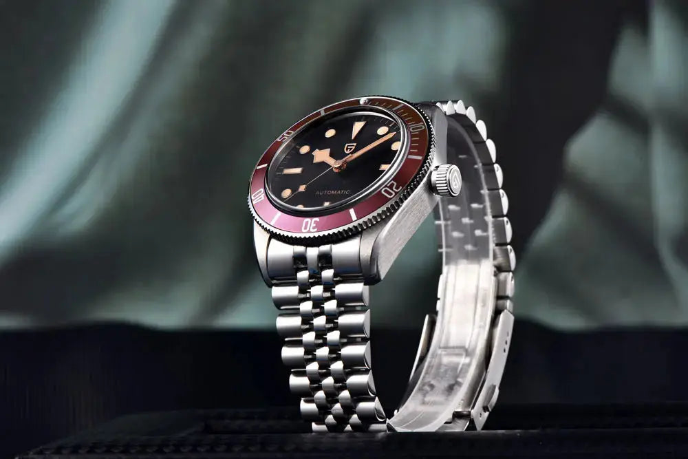 PAGANI DESIGN PD-1812 Automatic Skeleton – Sapphire, 10 Bar, Steel - Winter Seller Hub