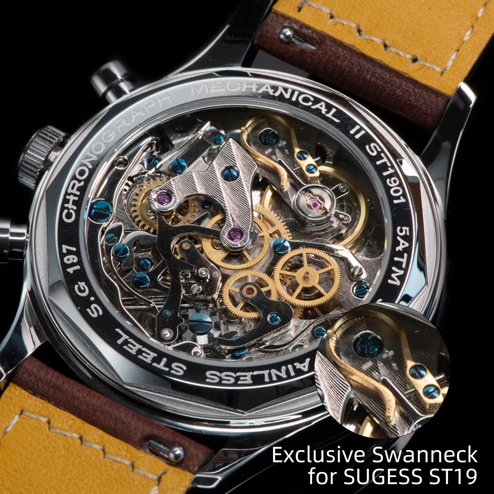 SUGESS Swanneck Mechanical Watch - Winter Seller Hub