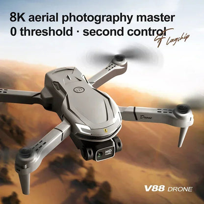 For Xiaomi V88 Drone 8K 5G GPS Professional HD Aerial Photography Remote Control Aircraft HD Dual Camera Quadcopter Toy UAV - Winter Seller Hub
