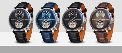 PAGANI DESIGN PD-1796 Mechanical Watch – Leather, Luminous, Waterproof - Winter Seller Hub