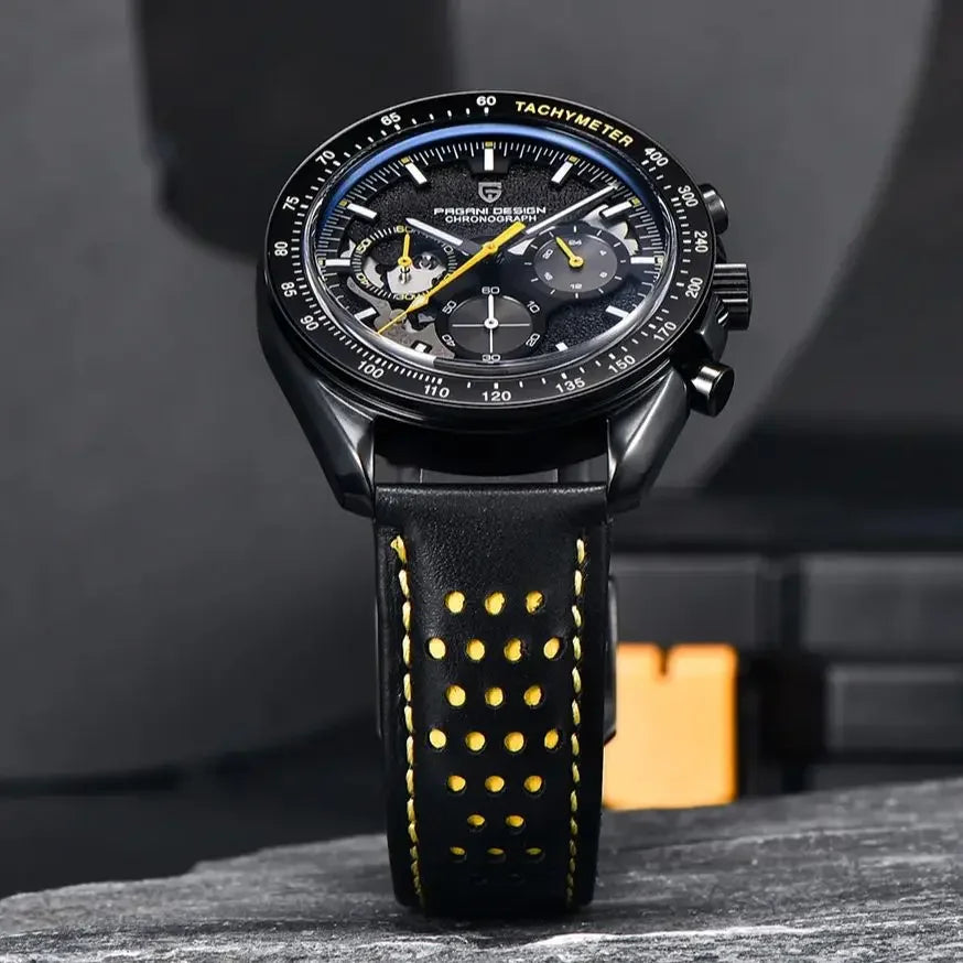 PAGANI DESIGN PD-1779 Quartz Wristwatch – Stainless Steel, Chronograph, Water-Resistant Business Watch - Winter Seller Hub