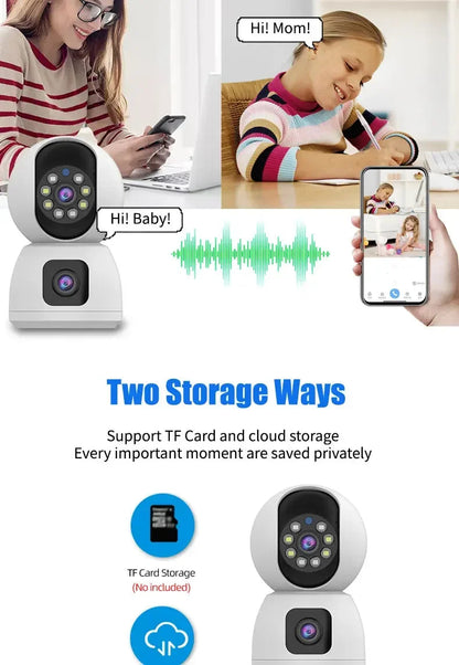 Tuya 5G 8MP 10MP WiFi Camera Smart Home Wireless IP Surveillance Camera AI Detect Automatic Tracking Security Baby Monitor Tuya - Winter Seller Hub