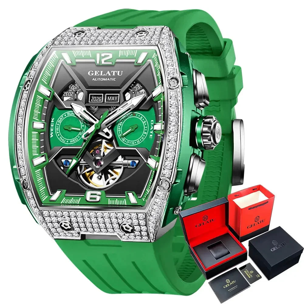 GELATU Automatic Waterproof Men’s Watch - Winter Seller Hub