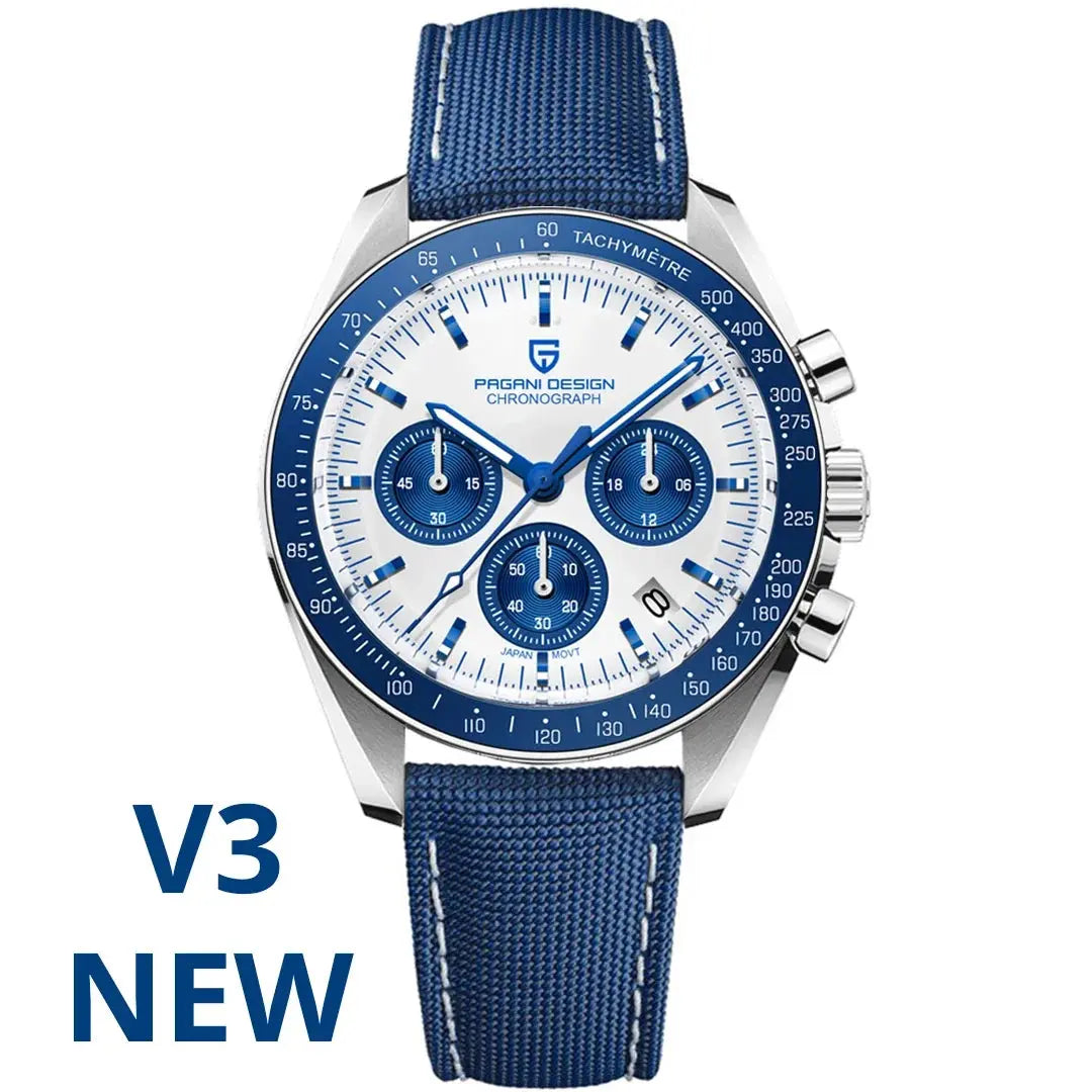 PAGANI DESIGN PD-1701 Moonwatch – VK63 Chronograph, Sapphire, 10 Bar - Winter Seller Hub
