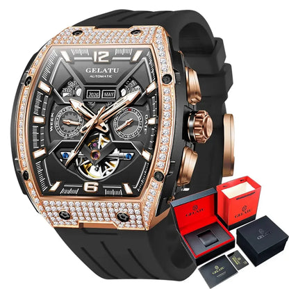 GELATU Automatic Waterproof Men’s Watch - Winter Seller Hub