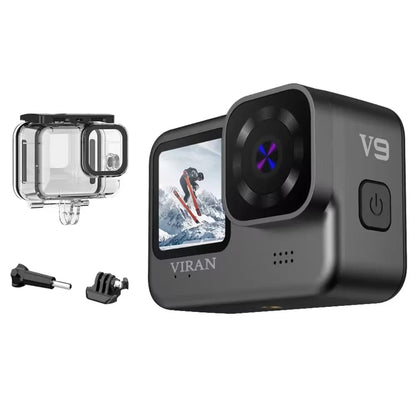 NEW CERASTES V9 4K WiFi Anti-shake Action Camera Go With Remote Control Screen Waterproof Sport Camera pro drive recorde - Winter Seller Hub