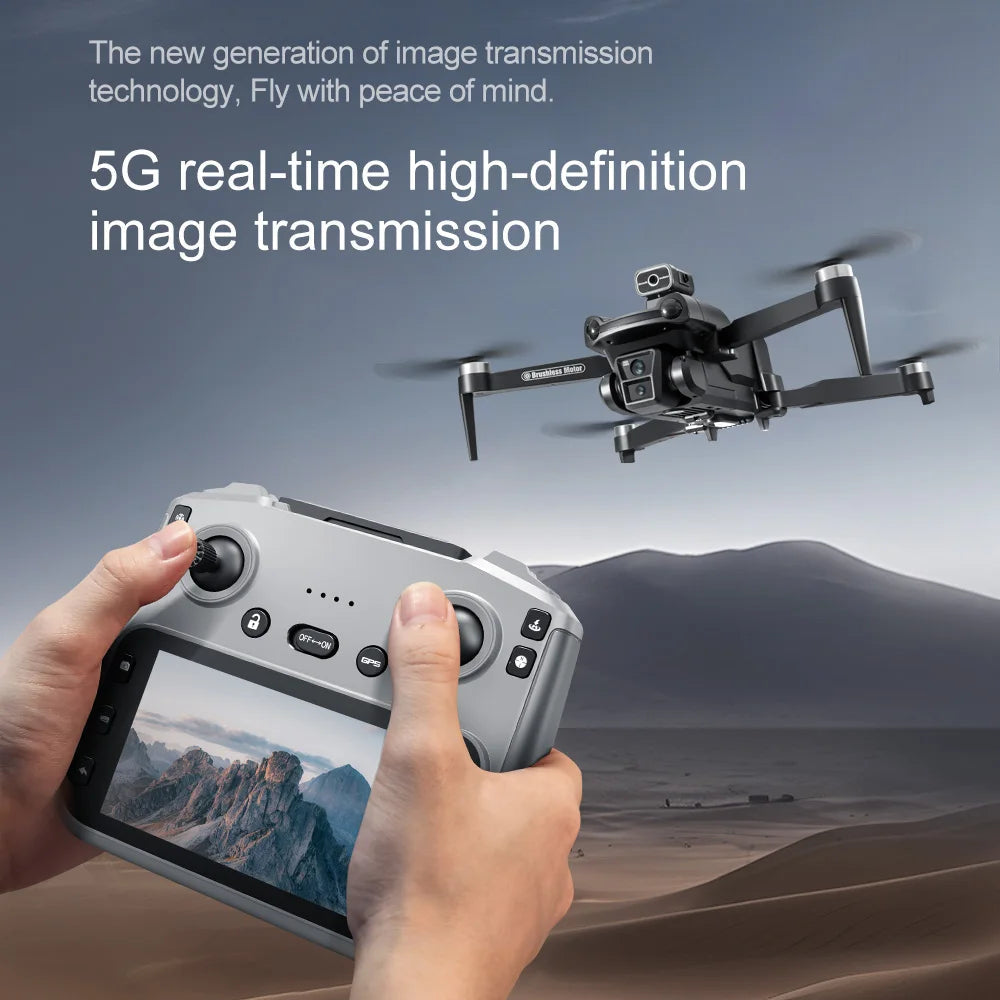 New For Xiaomi V198 GPS MAX Drone with 8k professional HD camera 5G WiFi Brushless laser barrier avoidance Folding quadcopter - Winter Seller Hub