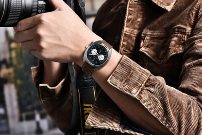 PAGANI DESIGN PD-1782 Quartz Chronograph – Sapphire, 10 Bar, Leather - Winter Seller Hub