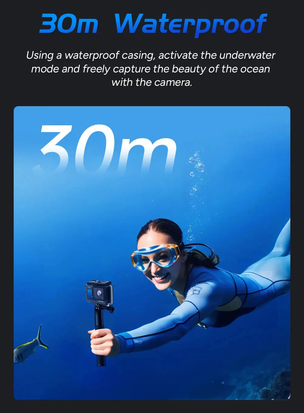 SJCAM SJ6 Pro 4K 60FPS Dual Screen Action Camera Waterproof Touch Screen Sport Cam WiFi Night Vision 6-Axis Gyro Stabilization - Winter Seller Hub