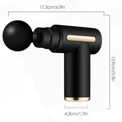 Massage Gun Muscle Relaxation Massage Equipment Neck Membrane Rob Cervical Spine Massage Instrument Mini Fascia Gun Wireless