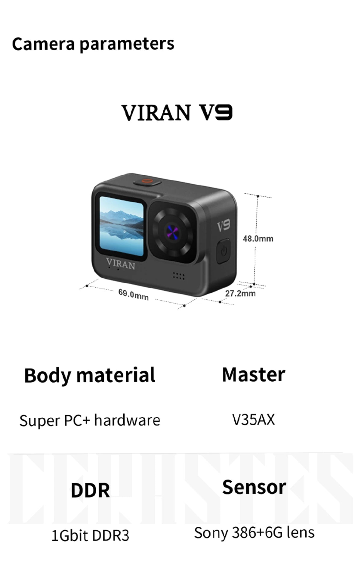 NEW CERASTES V9 4K WiFi Anti-shake Action Camera Go With Remote Control Screen Waterproof Sport Camera pro drive recorde - Winter Seller Hub