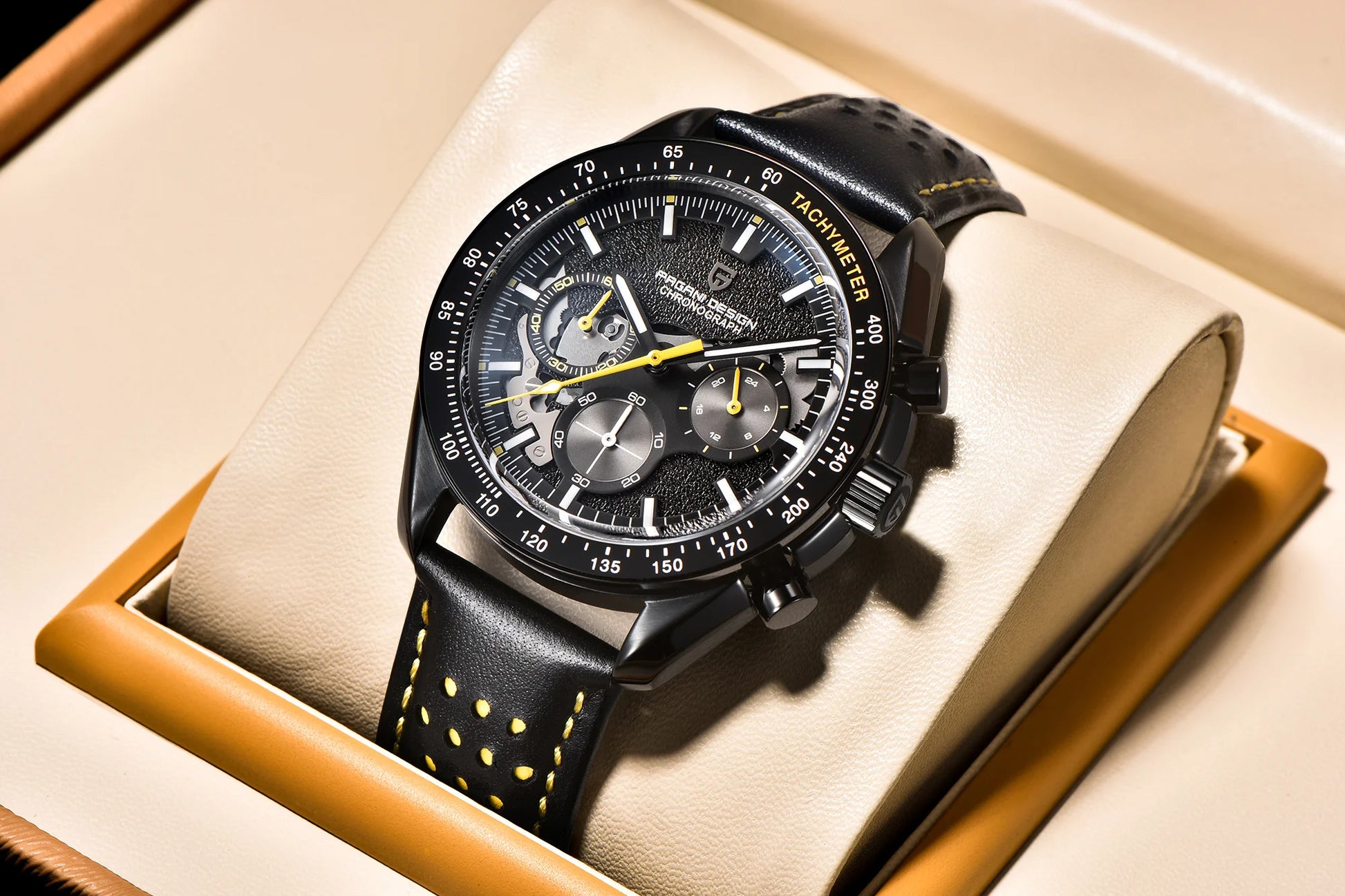 PAGANI DESIGN PD-1779 Quartz Wristwatch – Stainless Steel, Chronograph, Water-Resistant Business Watch - Winter Seller Hub