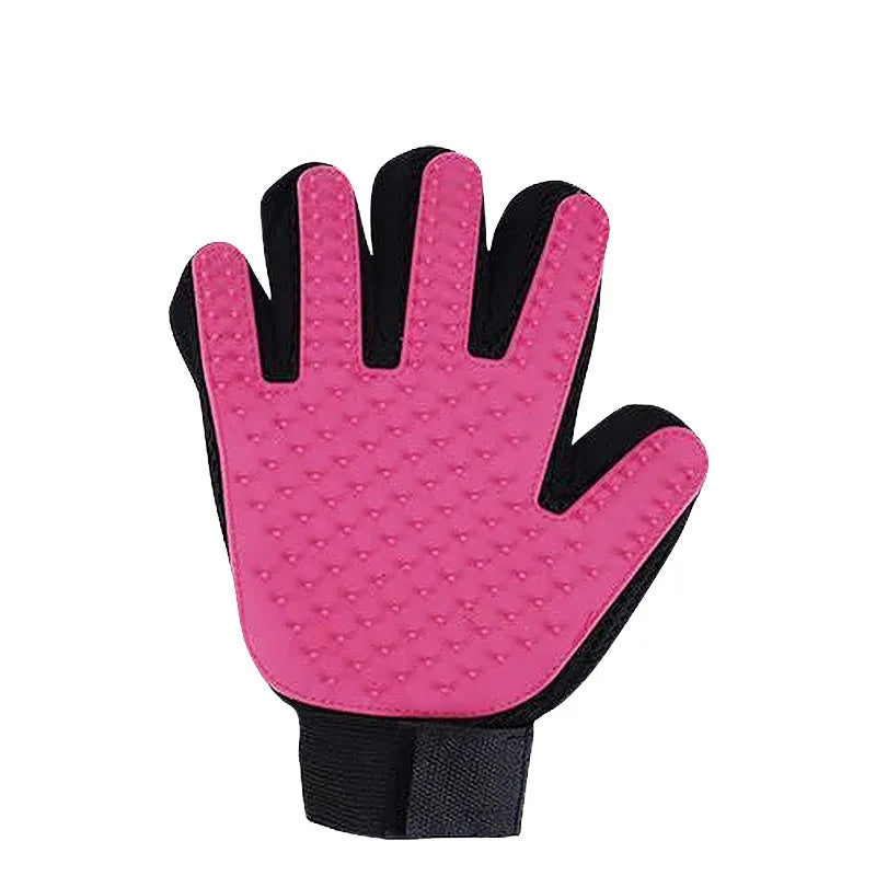 Hot Sell 1PC Cat Hair Remove Gloves Rubber Pet Beauty Cleaning Grooming Effective Massage Dog Combs Floating Brush 6 Color