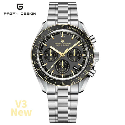 PAGANI DESIGN PD-1701 Moonwatch – VK63 Chronograph, Sapphire, 10 Bar - Winter Seller Hub