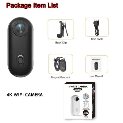 4K FHD 1080P Outdoor Sports Camera In Helmet Motorcycle Bike Sport Mini Filming Bicycle Action Body Cam And Video Recording - Winter Seller Hub