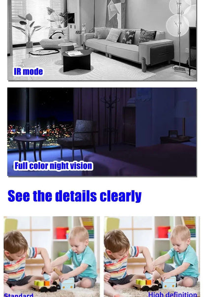 Tuya 5G 8MP 10MP WiFi Camera Smart Home Wireless IP Surveillance Camera AI Detect Automatic Tracking Security Baby Monitor Tuya - Winter Seller Hub