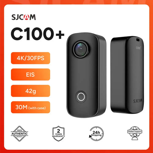 SJCAM C100 Plus Action Camera 4K 30M Waterproof 2.4G WiFi - Winter Seller Hub