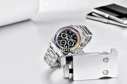 PAGANI DESIGN PD-1644 Quartz Watch – Stainless Steel, Luxury, Water-Resistant - Winter Seller Hub