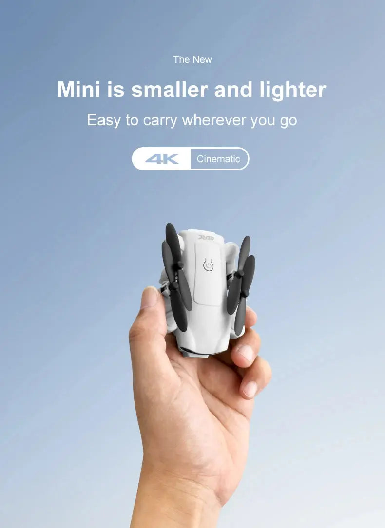 4DRC 2023 New V9 Mini Drone 4k HD Wide Angle Camera WIFI FPV Drones 1080P Dual Camera RC Dron Quadcopter Aircraft Kids Toys - Winter Seller Hub