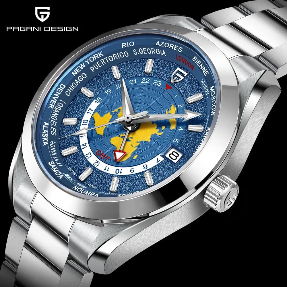 PD1788 Quartz Wristwatch – Stainless Steel Case & Bracelet, Water-Resistant, Fashionable Casual Watch - Winter Seller Hub