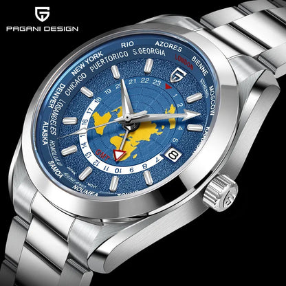 PD1788 Quartz Wristwatch – Stainless Steel Case & Bracelet, Water-Resistant, Fashionable Casual Watch - Winter Seller Hub