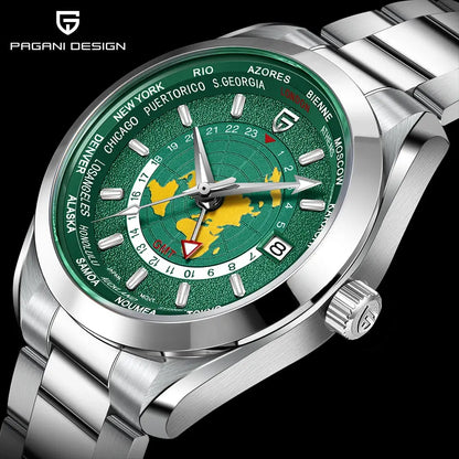 PD1788 Quartz Wristwatch – Stainless Steel Case & Bracelet, Water-Resistant, Fashionable Casual Watch - Winter Seller Hub