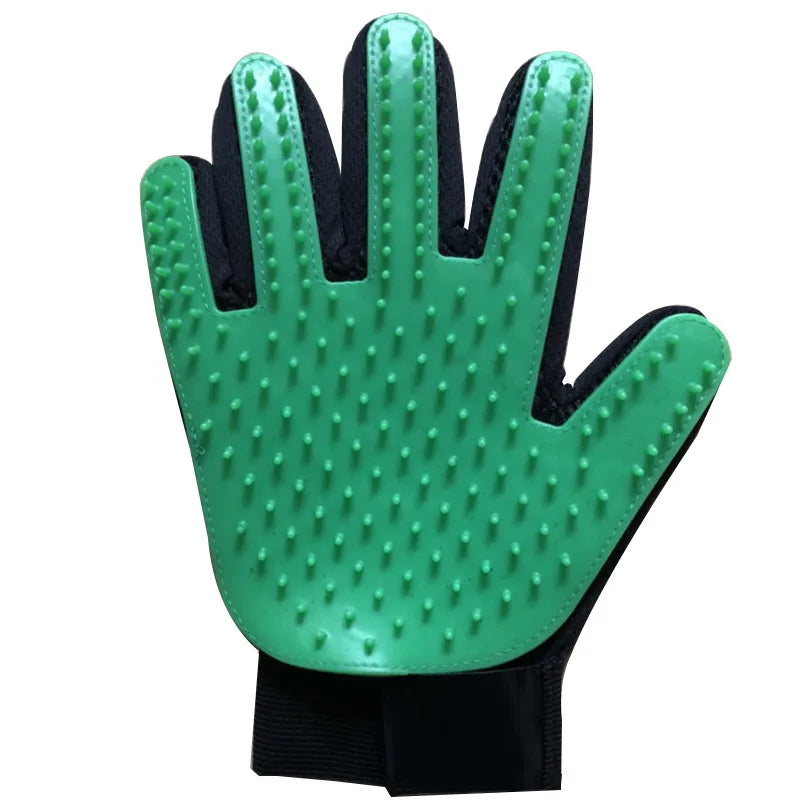 Hot Sell 1PC Cat Hair Remove Gloves Rubber Pet Beauty Cleaning Grooming Effective Massage Dog Combs Floating Brush 6 Color