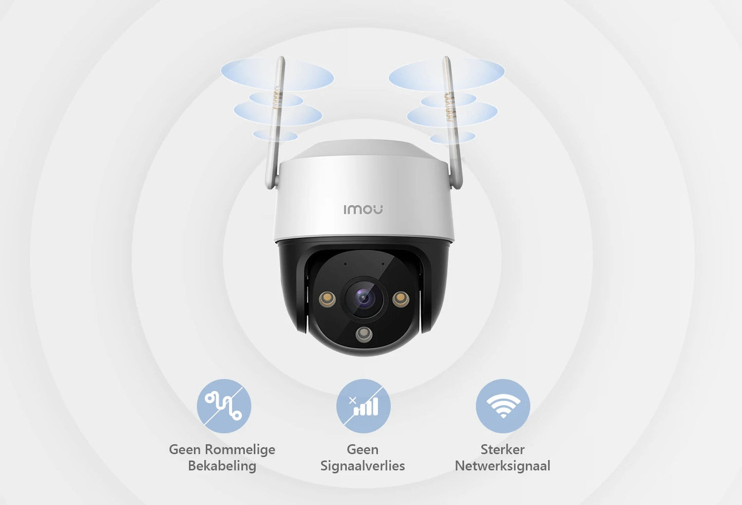 IMOU 2PCS Cruiser SE+ 5MP Wi-Fi PTZ Camera Smart Color Night Vision IP66 Outdoor Security 360° Coverage Smart Auto Tracking - Winter Seller Hub