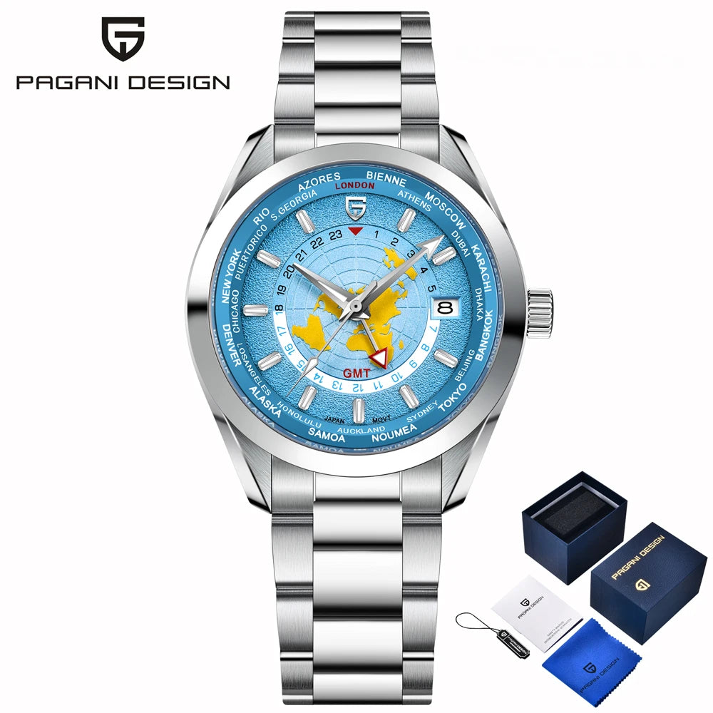 PD1788 Quartz Wristwatch – Stainless Steel Case & Bracelet, Water-Resistant, Fashionable Casual Watch - Winter Seller Hub