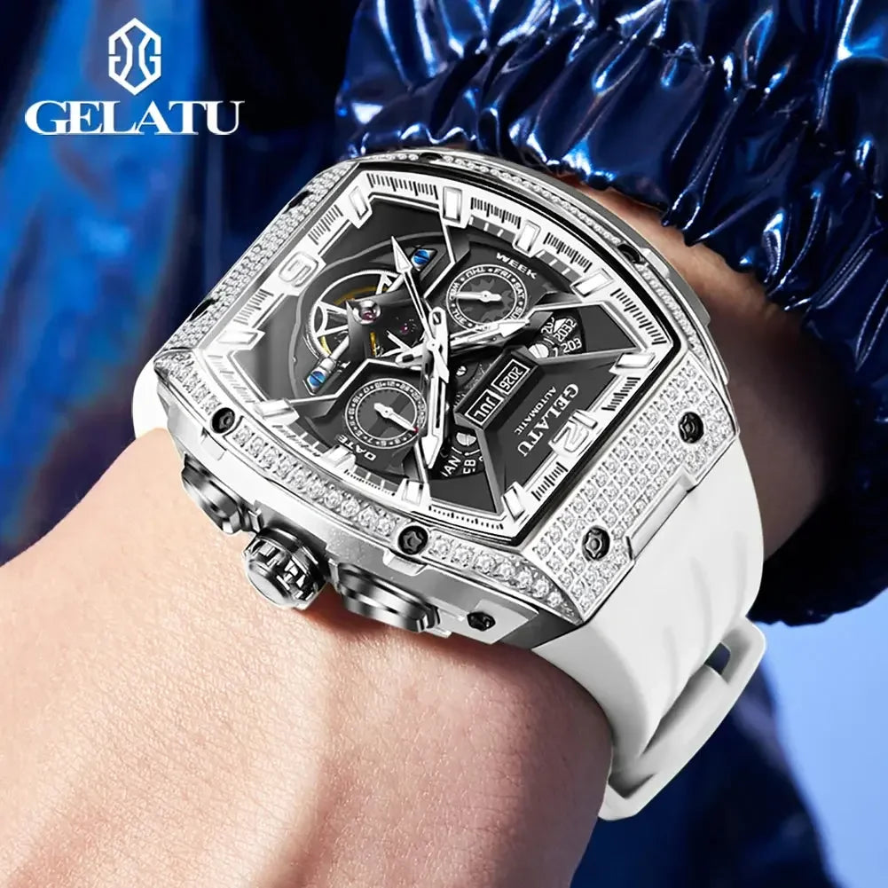 GELATU Automatic Waterproof Men’s Watch - Winter Seller Hub